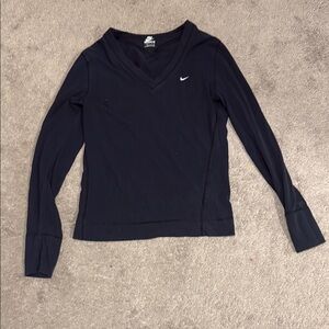 Nike Women's Black Long Sleeve Top